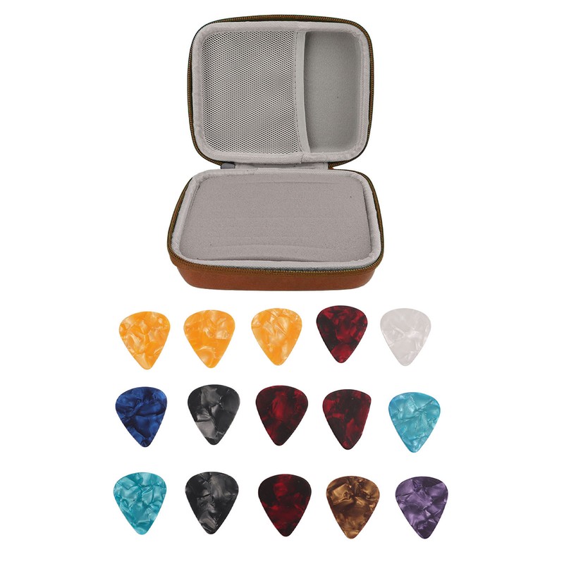 Guitar Pick Bag Set Large Space Waterproof Good Protection EVA