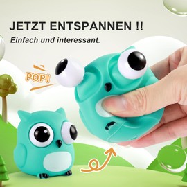 Animal Stress Toy, Pack of 4 Funny Anti-Stress Toy, Anti-Stress Toy Children, Fidget Toys, Squeeze Toy for Adults and Children, Gift Children's Birthday Party Favours