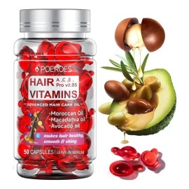 Vitaminas Para El Cabello A, C, E Pro B5, De Qsfpoeroes, D