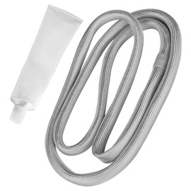 W10906683 Dryer Door Seal Fit for Whirlpool Dryer Door Seal Compatible with Kenmore Crosley Dryer Parts WED49STBW1 WED4950HW0 WED4915EW1 WED4850HW0 WED5000DW2 WGD5000DW3 W10823580 AP6034191 WP3390731