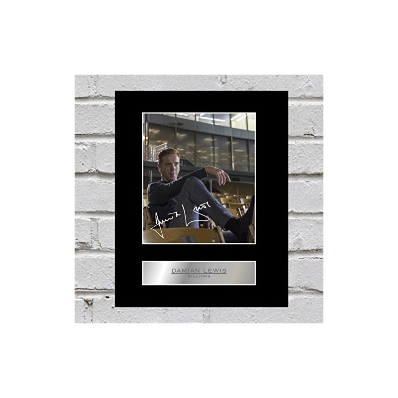 Damian Lewis Signed Mounted Photo Display Billions #2