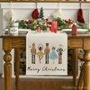 Artoid Mode Nutcracker Merry Christmas Table Runner, Seasonal Winter Kitchen