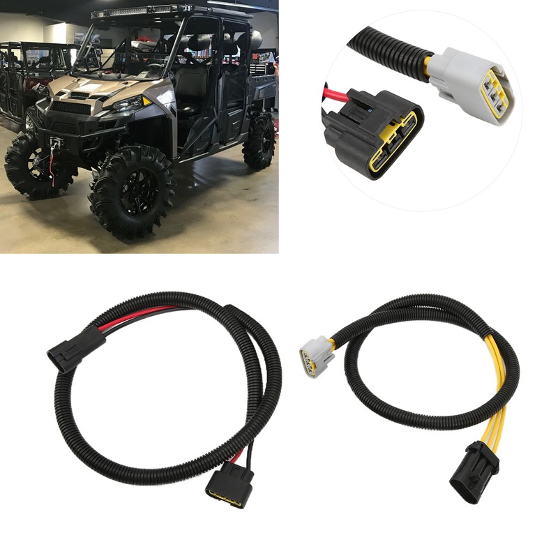 2pcs Rectifier Conversion Wiring Harness 2206620 Replacement for Polaris Ranger