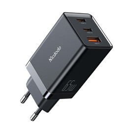 67W USB C Ladegerät GAN 5 3-Port Schnellladegerät PD Netzteil Mehrfach Ladegerät PD3.0/QC4.0/FCP USB C Netzteil Kompatibel mit MacBook Pro/Air, Laptop, Tablet, Handy und mehr