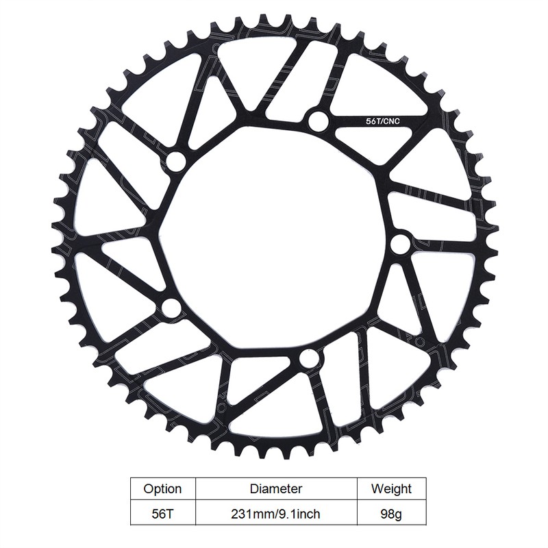 Outdoor Positive & Negative Teeth 130BCD Crank Single Disc 130BCD