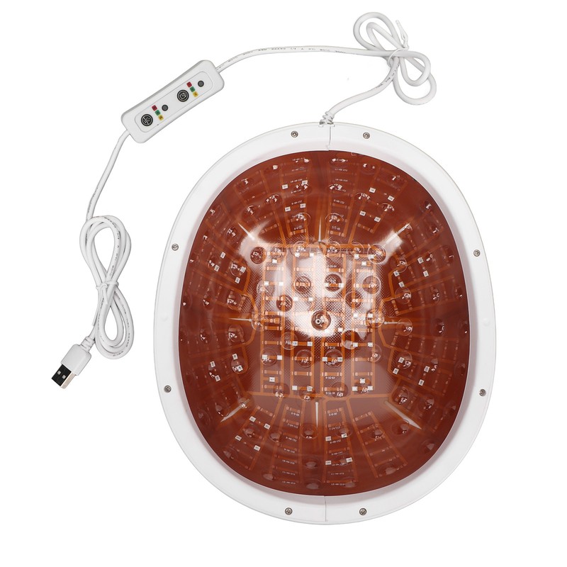 Laser Hair Growth System Cap 62 Lamp Chips Red Blue