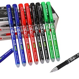 CALLYSONIC Pack of 3 0.5 mm Erasable Ballpoint Pens, Rollerball Pen Erasable, Ballpoint Pen with Erasable Ballpoint Pen, Erasable Gel Pens for School Supplies, Office Supplies, Students