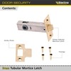 Sterling TML130BP Internal 3" / 75mm Brass Tubular Mortice Latch,