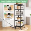 PXRACK 5-Tier Kitchen Storage Shelves, Adjustable Metal Shelves for Storage