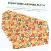 MAGICLULU 3pcs Beeswax Food Wraps Set Organic Cotton Sandwich Wrap