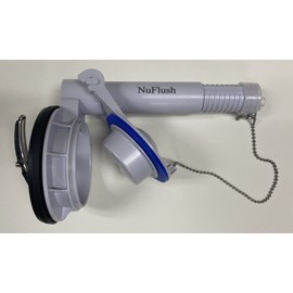 Toilet Flush Valve for One Piece Toilet, 3.2 inch Flush Hole by NuFlush