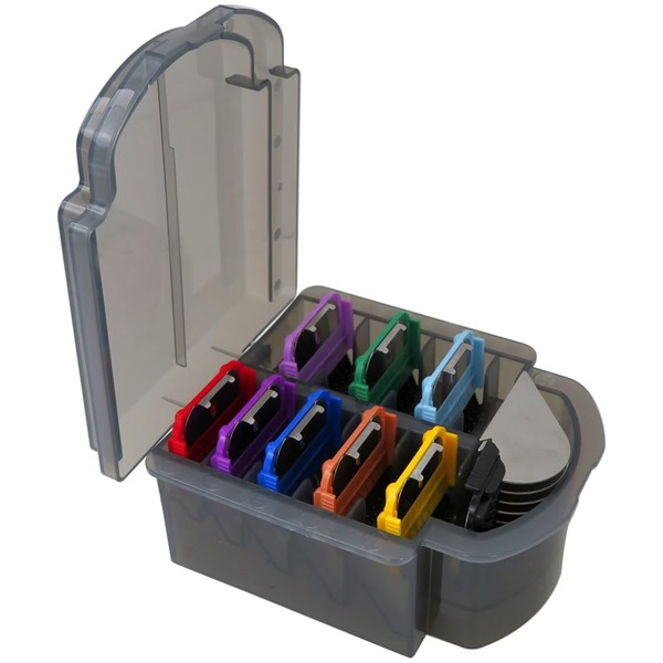 lovckza New 9 Pcs Stainless Steel Pet Clipper Guide Comb