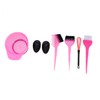 FRCOLOR 6pcs Rose Hair Dye Kit Hair Coloring Tools Set