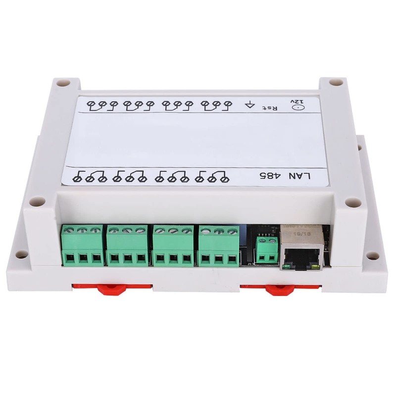 8 Channels Relay Module, RJ45-TCP/IP Network Relay Module 250V/AC 10A