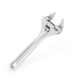 FIRSTINFO F36306 6" Slim Jaw Adjustable Wrench 0.94 inch (23.9mm) Jaw Capacity, Metric & SAE Scales | Chrome-Vanadium Steel Construction