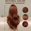 Esmee 24 Inches Long Wavy Copper Brown Wigs for Women