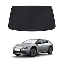 KUST Windshield Sun Shade for Kia EV6 2022 2023 2024 2025 2026 Window Accessories Shade Sun Cover Foldable Block UV Rays Keep Car Cooler