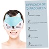 Mikinona 2Pcs Adorable Cartoon Animal Sleep Eye Masks Comfortable Light
