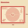 28" x 20" Silicone Baking Mat with Measurements, Extra Large,
