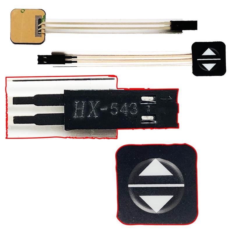 WB24X10115 Downdraft Vent Up/Down Switch Touchpad PS953533 Compatible with GE