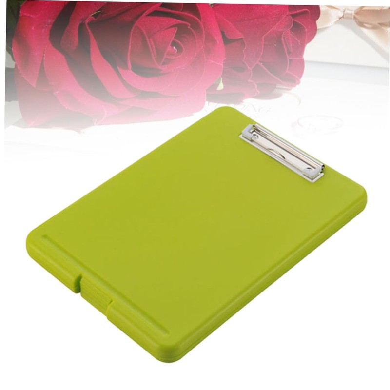 Operitacx Clip Board Storage Box Plastic Clipboard Folio Paper Holder