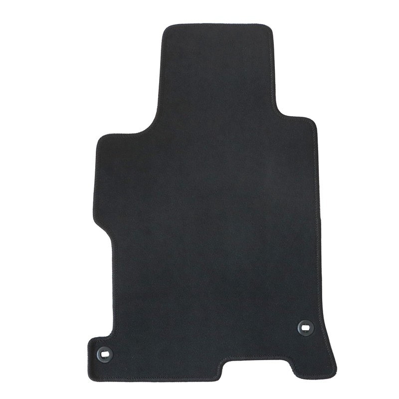SecosAutoparts Replacement Black Velour Front & Rear Floor Mats Carpet