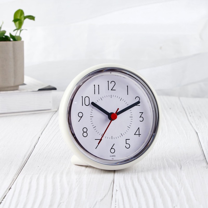 Urwise Shower Clock, Shower Clock Waterproof, Clocks for Bathroom, Silent