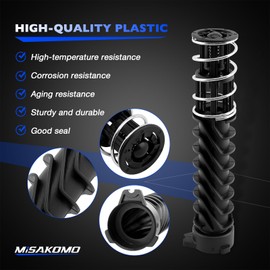 Misakomo 904-264 Engine Oil Filter Housing Return Tube Compatible with Ford F-250 F-350 F-450 F-550 Super Duty Excursion V8 363 365 391 6.0L 6.4L Powerstroke Diesel Trucks, 3C3Z-6C755-AA 1840755C92