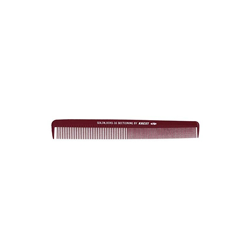 Krest Goldilocks #g16 * 8-1/2 Sectioning Teeth Styler Comb by