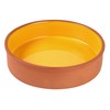 Restaurantware-Terra Tek 51 Ounce Terracotta Cazuelas, 10 Yellow Glazed Clay