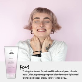 Four Reasons Colour Mask Toning Conditioner Pearl Colour 200 ml - Pigmented Conditioner for Blonde Coloured Hair