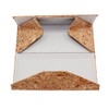 boshiho ECO-Friendly Natural Cork Sunglasses Box Foldable Triangle Sun Glasses