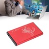 Hard Drive Enclosure 4TB 2.5in 5Gbps Transmission USB3.0 Aluminium Alloy