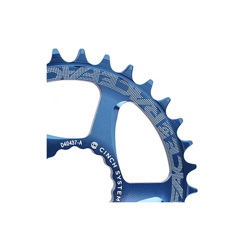 Race Face RNWDM30BLU Narrow Wide Cinch Direct Mount Chainring Blue,