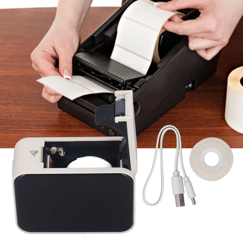 Bluetooth Thermal Label Printer APP Editable Rechargeable Mini Label Maker