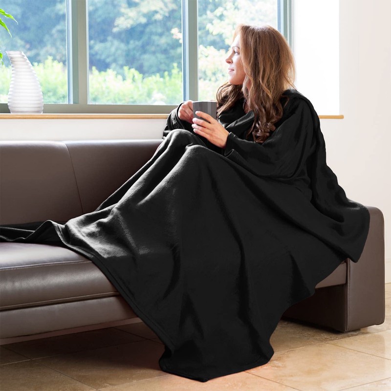 Snug Rug Cosy Blanket With Sleeves GENUINE SnugRug Sleeved Blankets
