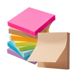 Mr. Pen- Sticky Notes, 3”x3”, 8 Pads, Bright Colors Sticky Notes, Sticky Note, Self-Stick Note Pads, Sticky Pads Sticky Notes Aesthetic, Colorful Sticky Notes, Sticky Notes Bulk, Bulk Sticky Notes