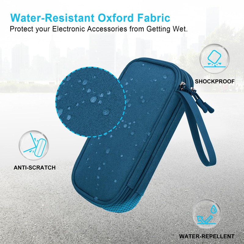 Lacdo USBフラッシュドライブケース サムドライブホルダーケースオーガナイザーポータブル電子アクセサリー収納バッグサンディスク/サムデータ/サムスンUSBフラッシュドライブジャンプドライブメモリースティック、SDカード、ケーブル、グリーン