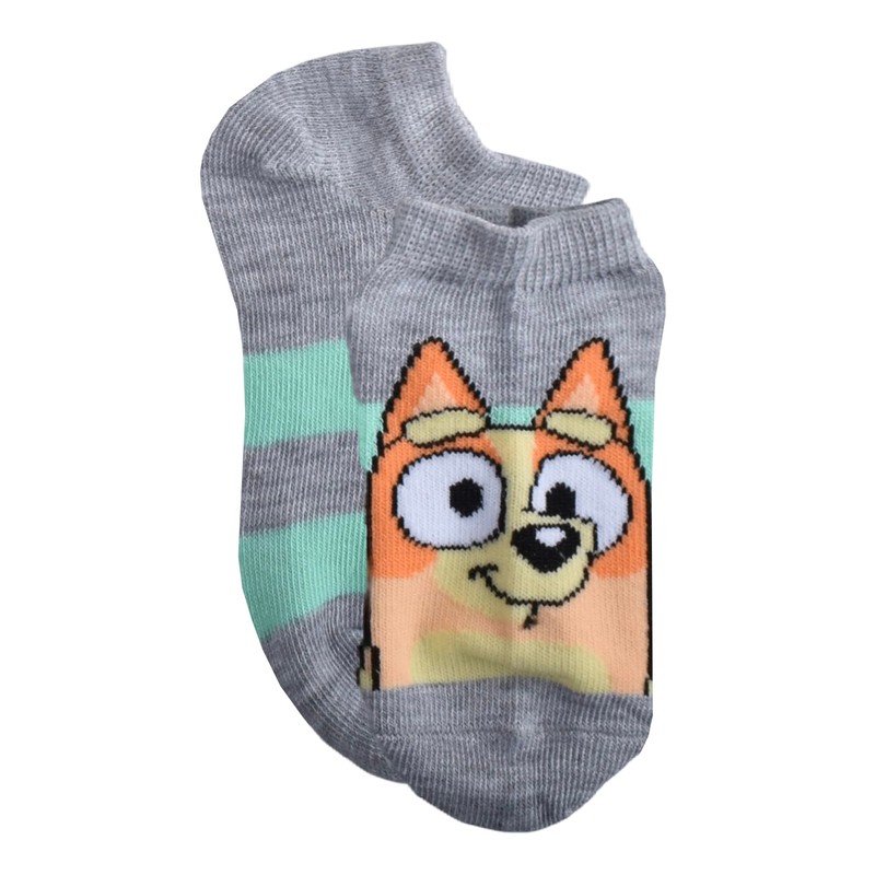 Bluey Kids No Show Socks, Blue, Small