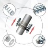 Lyxheth 2PCS Exhaust Bolt and Spring, Exhaust Manifold Bolts, Automotive