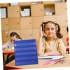 SHINEOFI Desktop Card Display Stand Tabletop Pocket Chart for Classroom