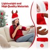 SdeNow Interactive Musical Santa Hat with Swinging Reindeer Antlers Electric