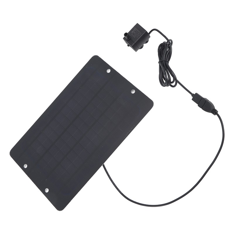 Solar Fountain 6V 10W Bird Bath Fountain USB Interface with