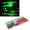 14Pcs Luminous Squid Hook Lure 8cm Artificial Shrimp Shape Fishing