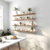 GXYAWPJ 48 Inch Floating Shelves for Wall Rustic Light Wood