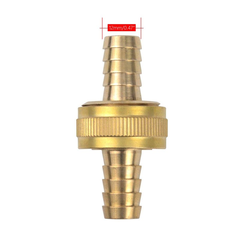 cozyou Brass 1/2" Garden Hose Repair Mender Male Female Connector
