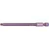 PB SWISS TOOLS 1/4HEX E6 Series Long Bit with Ball Point for 0.2 inch (4 mm) Hex Hole E6L.212/4