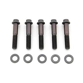 ARP 655-3750 Black Oxide 7/16-14" RH Thread 3.750" UHL 6-Point Bolt with 1/2" Socket and Washer, (Set of 5)
