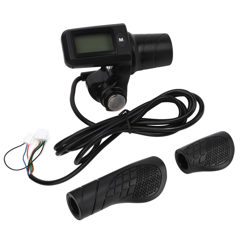 805 LCD Display Panel Throttle Grip Set Electric Bike Scooter