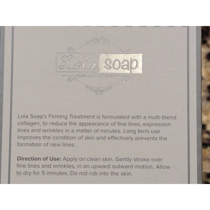 Lola Soap Bath Lab Collection Firming Treatment 20ml / 0.67
